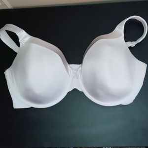 Vanity Fair White with Satin Accents 38DD Bra